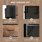 Commode 12 tiroirs, commode haute en tissu pour chambre à coucher, coffre à tiroirs