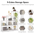 Étagère à livres en forme d'échelle à 12 niveaux, étagère d'angle de style industriel