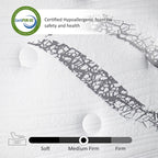 Matelas hybride en mousse à mémoire de forme avec gel, 12 pouces, livré dans une boîte