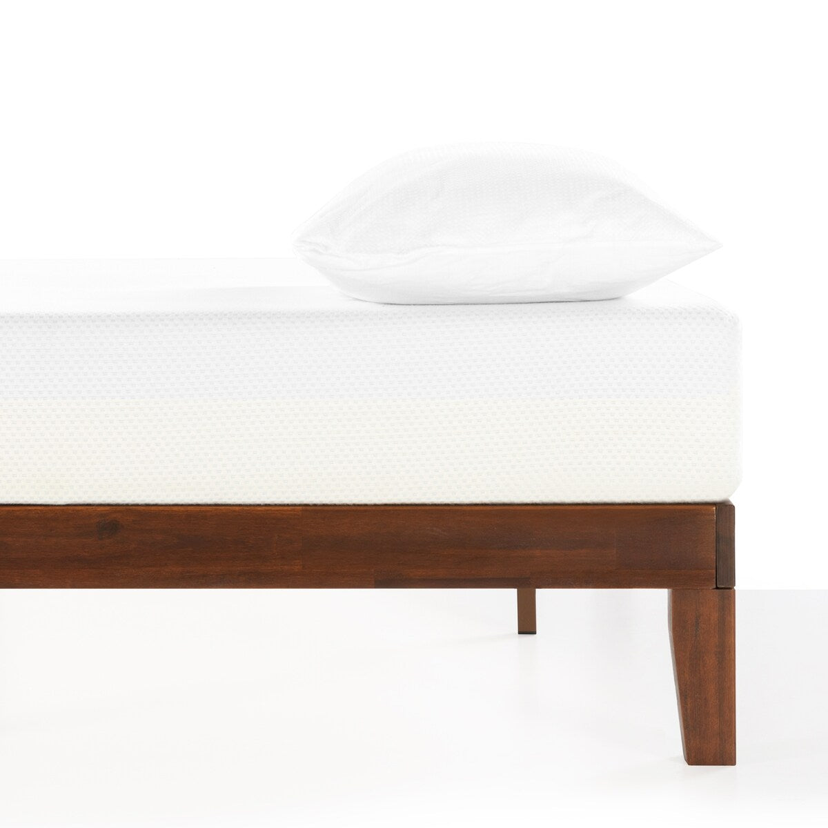 12 Cadre de lit plateforme en bois massif classique