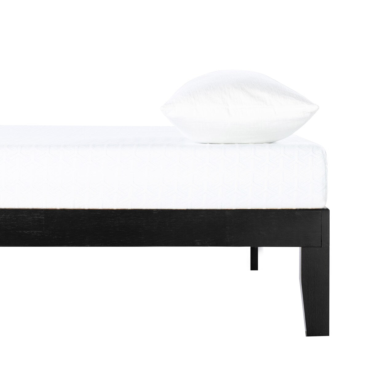 12 Cadre de lit plateforme en bois massif classique