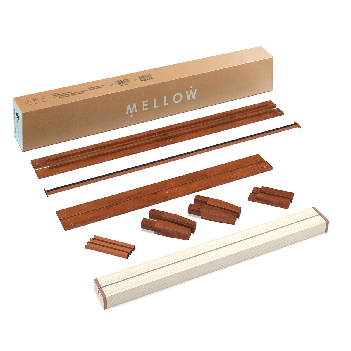 12 Cadre de lit plateforme en bois massif classique