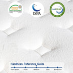 Matelas hybride à mémoire de forme moyenne, 12 pouces, livré dans une boîte