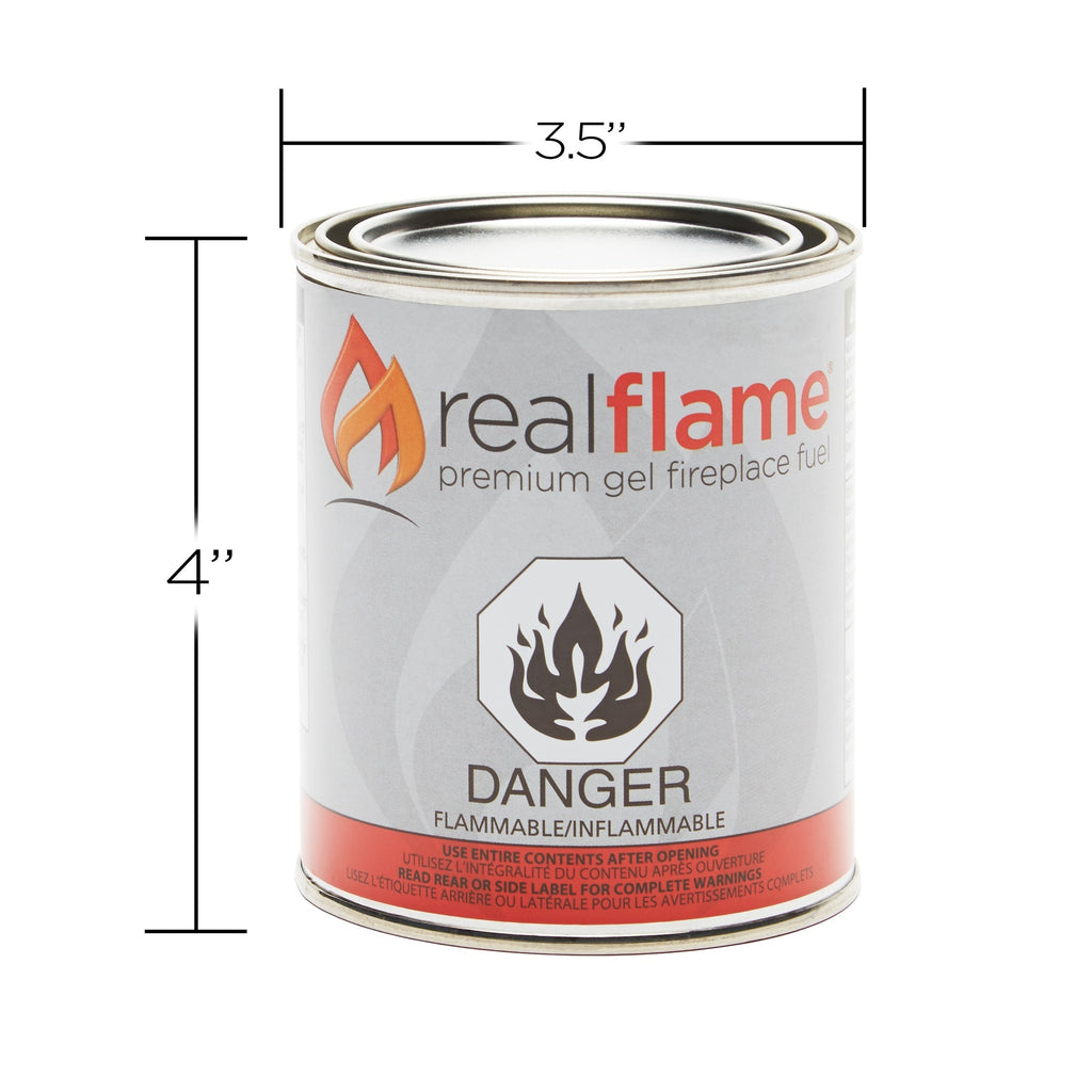 Gel combustible 13 oz (paquet de 24) par Real Flame - 3,5 x 4