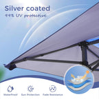 Caravane de jardin gonflable renforcée, 13' x 13', avec élégant rideau d'angle - 13x13ft