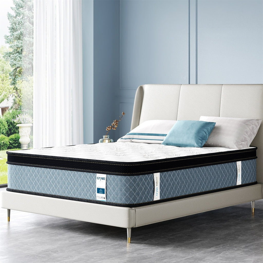 Matelas hybride moelleux de 35 cm (14 pouces) livré dans une boîte