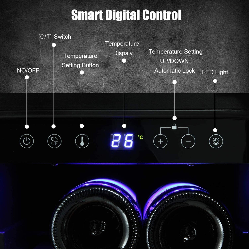 Réfrigérateur à boissons de 15 pouces - 57,8 x 37,9 x 87 cm (L x l x h)
