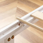 Cadre de lit plateforme en bois massif classique de 40 cm (16 pouces) disponible en plusieurs finitions