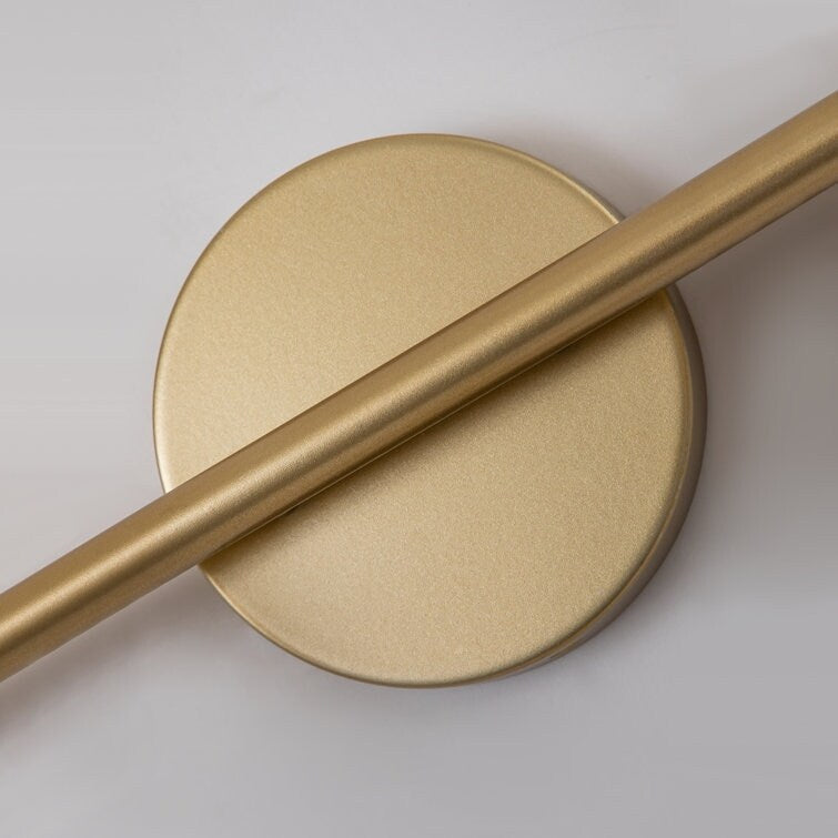 Applique murale pour salle de bain à 2/3 lumières avec abat-jour en verre