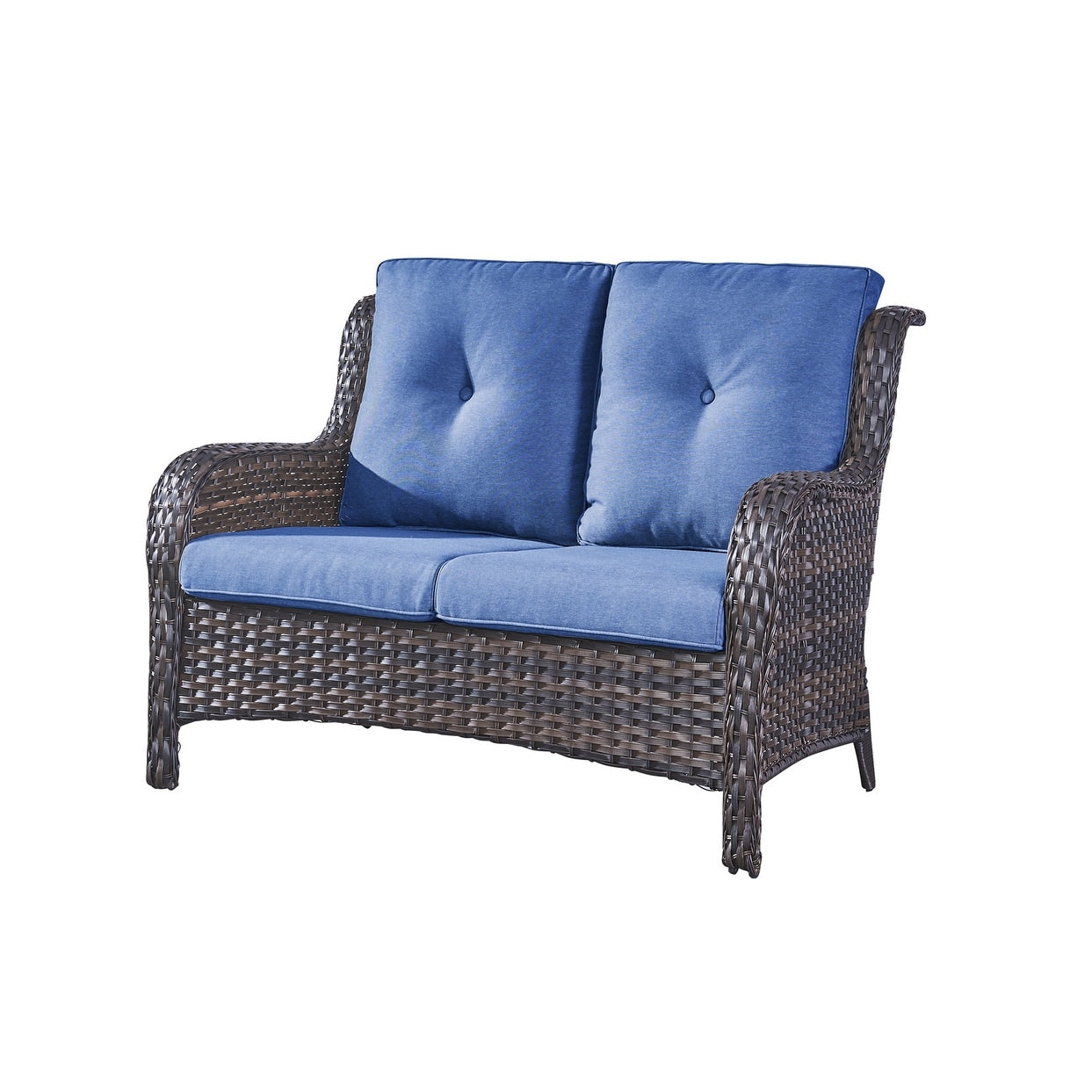 Ensemble canapé deux places d'extérieur en osier et rotin Gymojoy