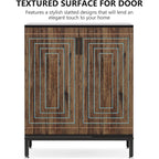 Meuble à chaussures moderne avec portes, pouvant contenir 20 paires, organiseur de chaussures d'entrée indépendant à 6 niveaux.