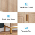 Meuble à chaussures pour 20 paires, meuble de rangement moderne de 95 cm avec portes, blanc et or.