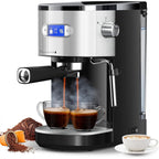 Machine à expresso 20 bars avec buse vapeur pour faire mousser le lait, machine à cappuccino et latte pour la maison, cadeau pour les amateurs de café