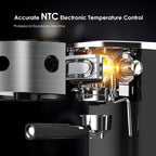 Machine à expresso 20 bars avec buse vapeur pour faire mousser le lait, machine à cappuccino et latte pour la maison, cadeau pour les amateurs de café