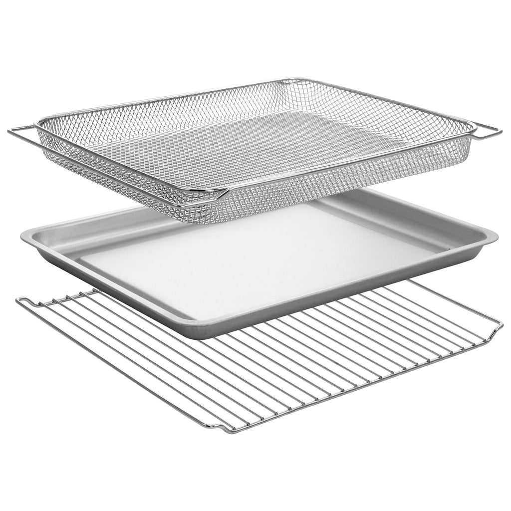 Friteuse à air multifonction avec 21 programmes préprogrammés et fonction four à griller