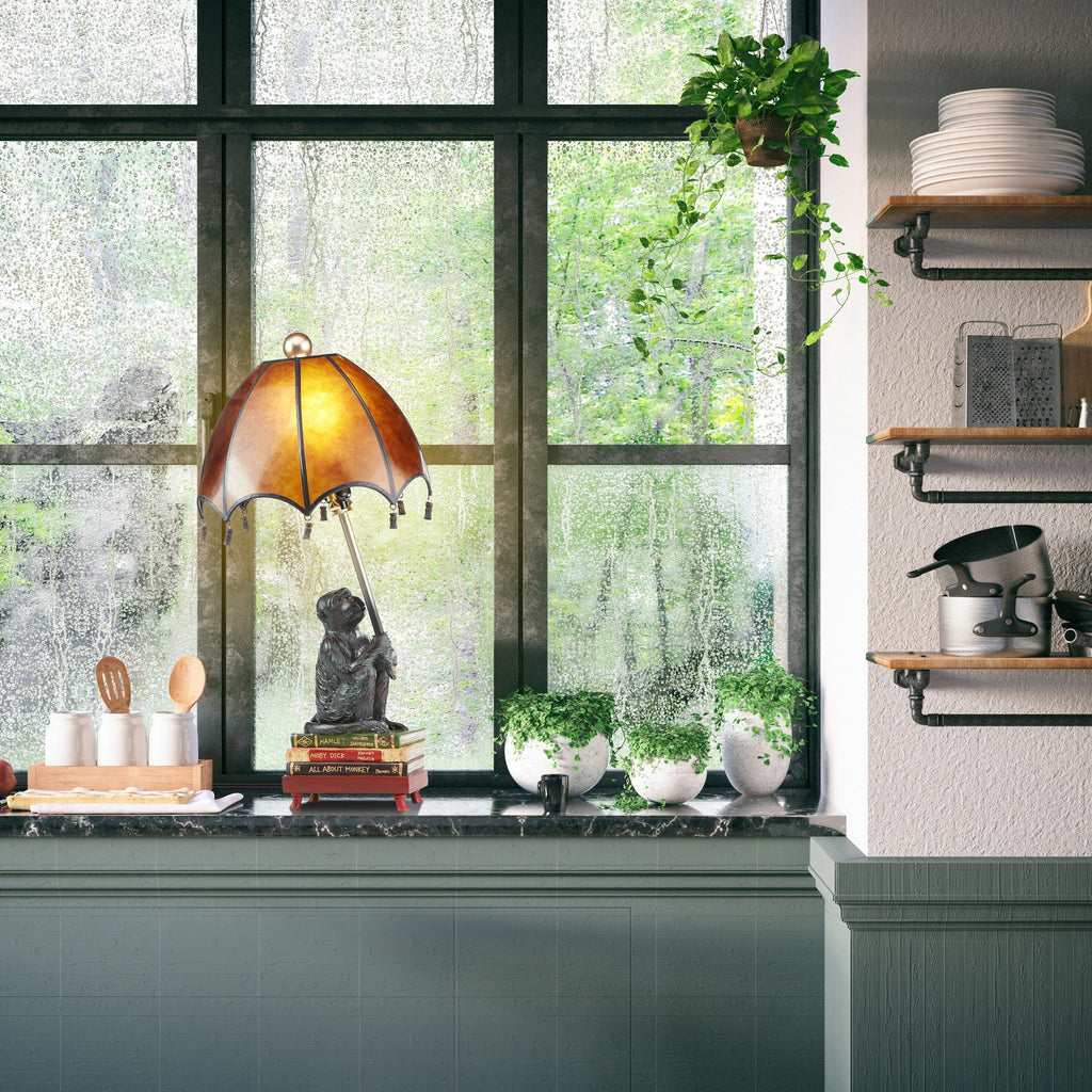 Lampe de table singe intelligent - 21,75H - 11L x 11l x 21,75H