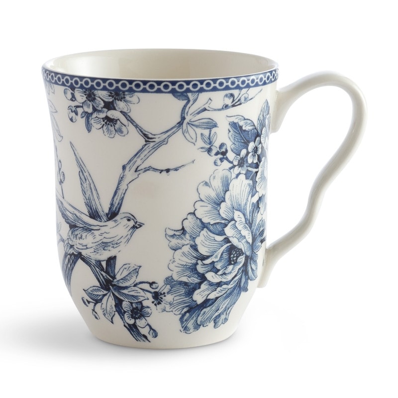 Service de table en porcelaine 222 Fifth Adelaide, 16 pièces, bleu