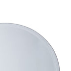 Miroir de salle de bain rond sans cadre, 56 cm (22 po) - Verre miroir - 56 cm (22 po).