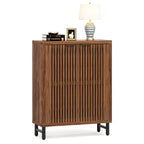 Meuble à chaussures avec porte pour entrée et salon, capacité de 24 paires