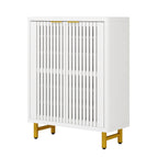 Meuble à chaussures avec porte pour entrée et salon, capacité de 24 paires