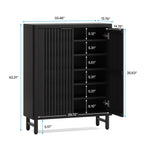 Meuble à chaussures avec porte pour entrée et salon, capacité de 24 paires