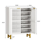 Meuble à chaussures avec porte pour entrée et salon, capacité de 24 paires