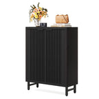 Meuble à chaussures avec porte pour entrée et salon, capacité de 24 paires