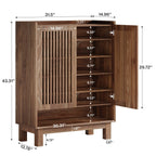 Meuble à chaussures avec porte pour entrée et salon, capacité de 24 paires