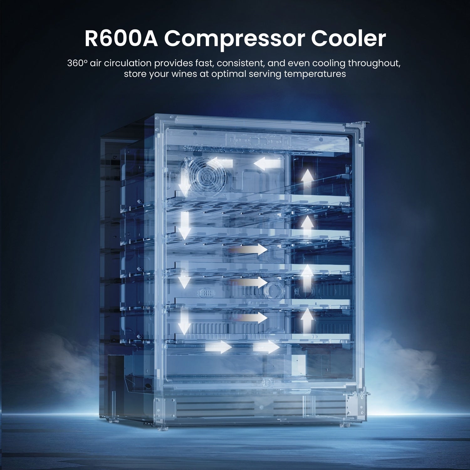 Réfrigérateur à boissons de 60 cm (24 pouces) - 140 canettes - pour sodas, vins et autres boissons - 60 cm (24 pouces)