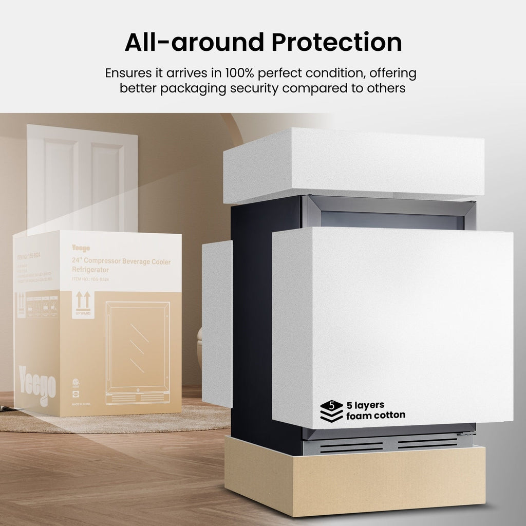 Réfrigérateur à boissons de 60 cm (24 pouces) - 140 canettes - pour sodas, vins et autres boissons - 60 cm (24 pouces)