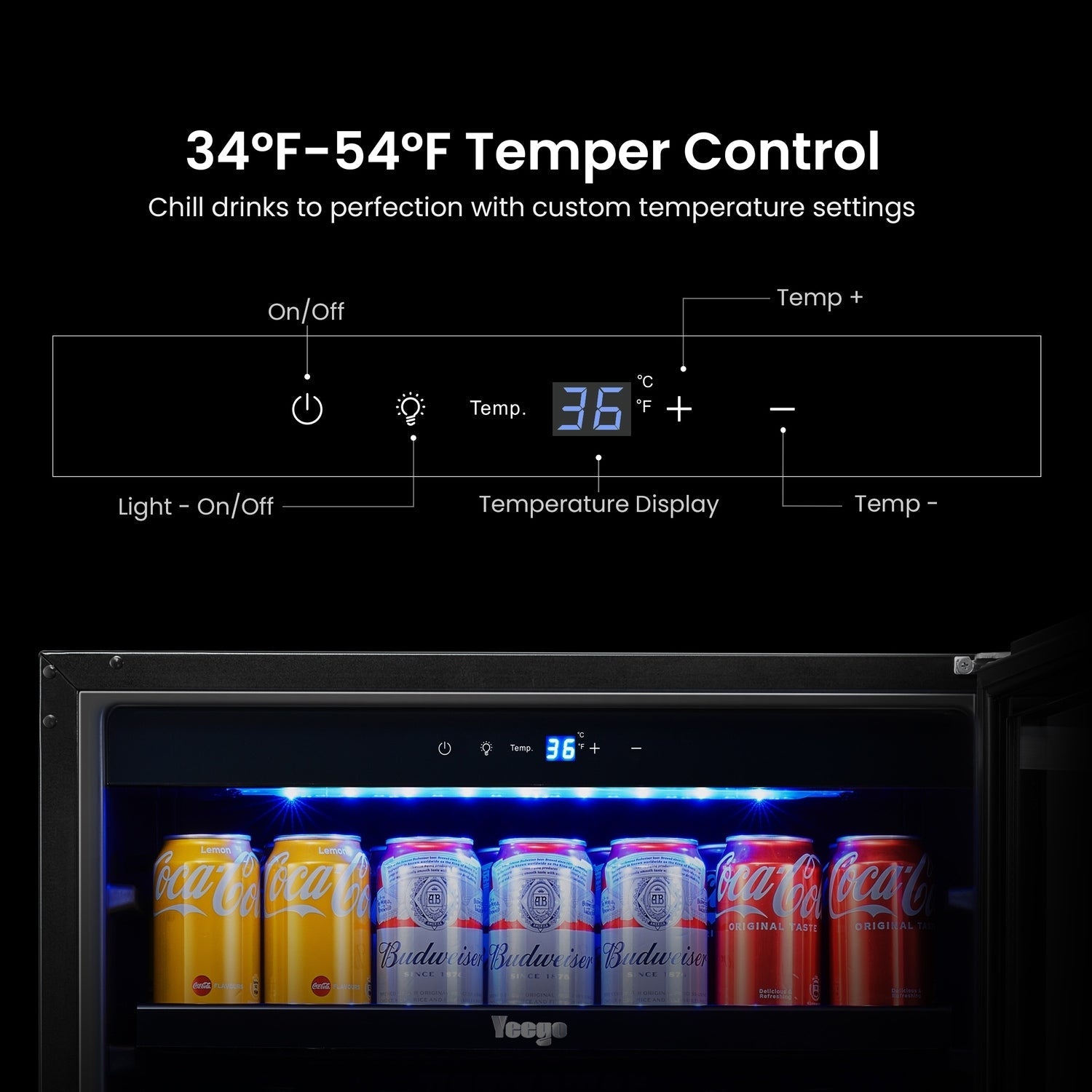 Réfrigérateur à boissons de 60 cm (24 pouces) - 140 canettes - pour sodas, vins et autres boissons - 60 cm (24 pouces)