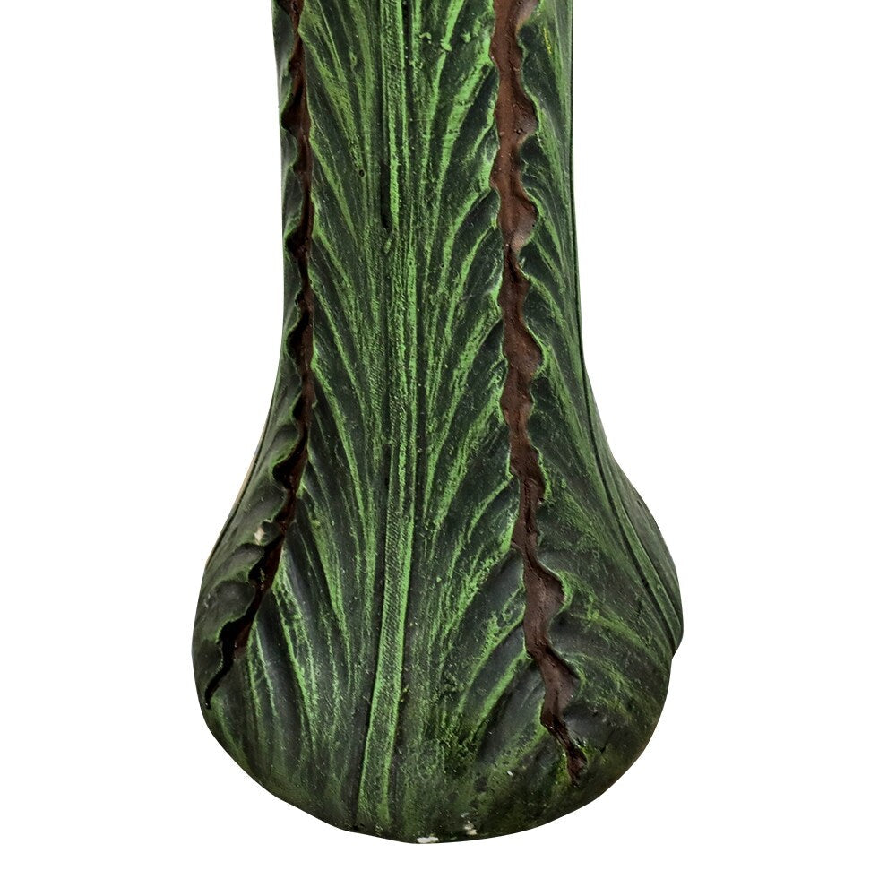 Baignoire à oiseaux en forme de tournesol pour extérieur - 62 cm - Baignoire à oiseaux en béton avec socle