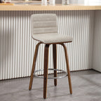 Tabourets de bar/hauts-sièges pivotants en simili cuir 26/29, lot de 2/3