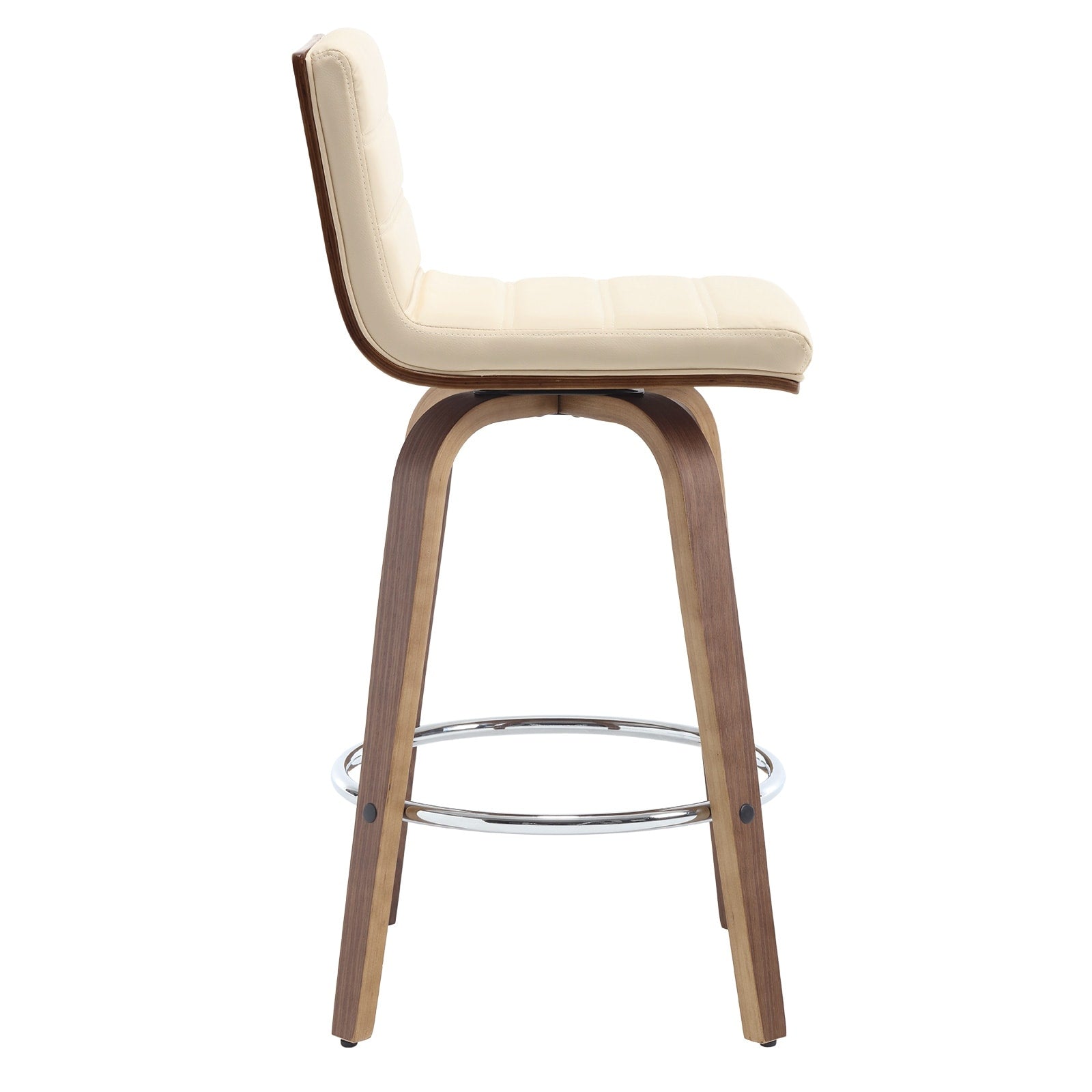 Tabourets de bar/hauts-sièges pivotants en simili cuir 26/29, lot de 2/3