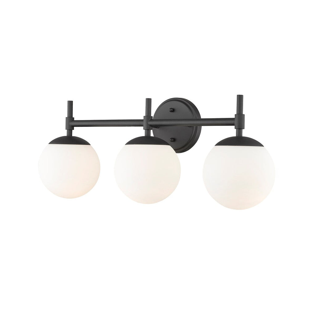 929 Lighting Lustre de salle de bain à 3 lumières avec finitions multiples et abat-jours en verre opale