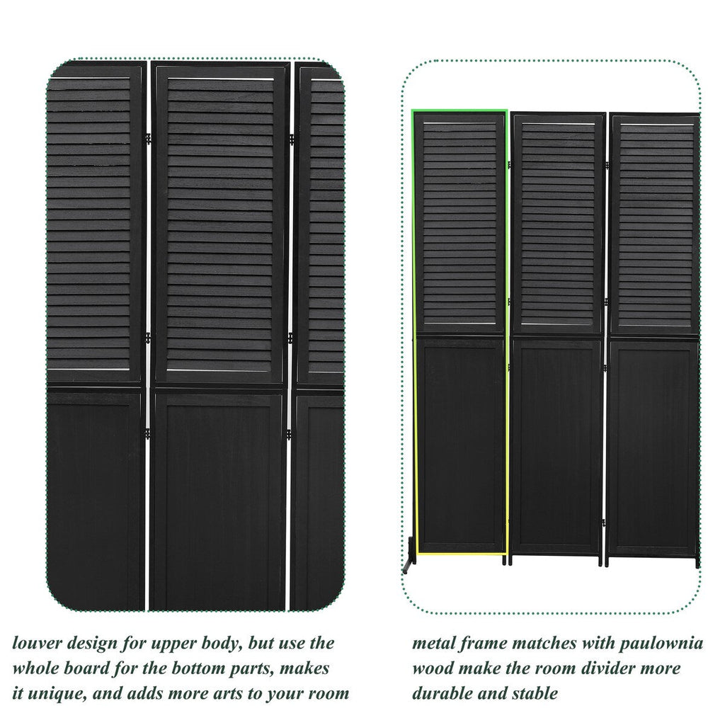 Écrans de séparation de pièce à 3 panneaux et pare-écran pliable en bois naturel, cloisons de séparation de pièce de 1,80 m pour séparer les pièces.