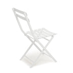 Ensemble bistro minimaliste 3 pièces pour patio : table ronde pliable et chaises