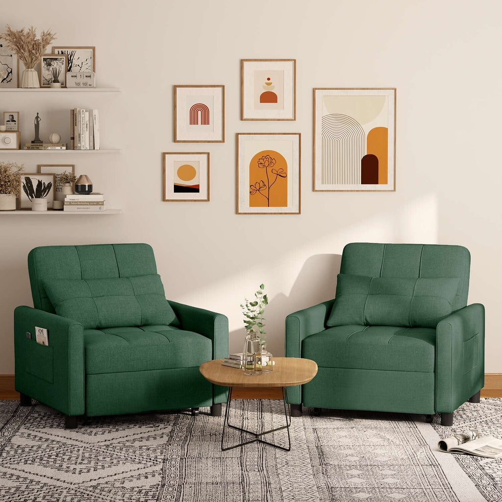 Canapé-lit convertible 3-en-1, canapé-lit escamotable, lit pliable pour salon.