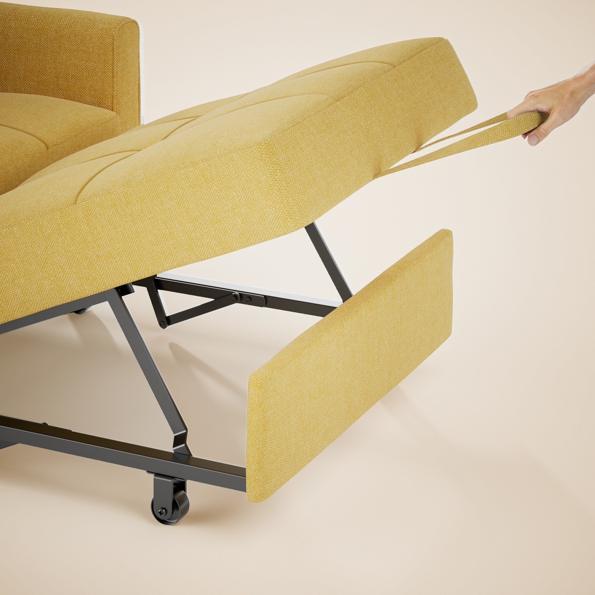 Canapé-lit convertible 3-en-1, canapé-lit escamotable, lit pliable pour salon.