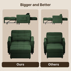 Canapé-lit convertible 3-en-1, canapé-lit escamotable, lit pliable pour salon.