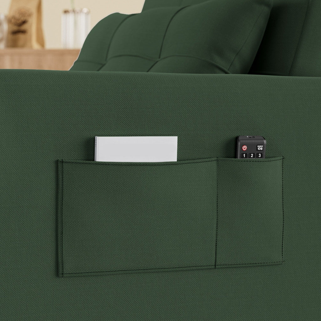 Canapé-lit convertible 3-en-1, canapé-lit escamotable, lit pliable pour salon.