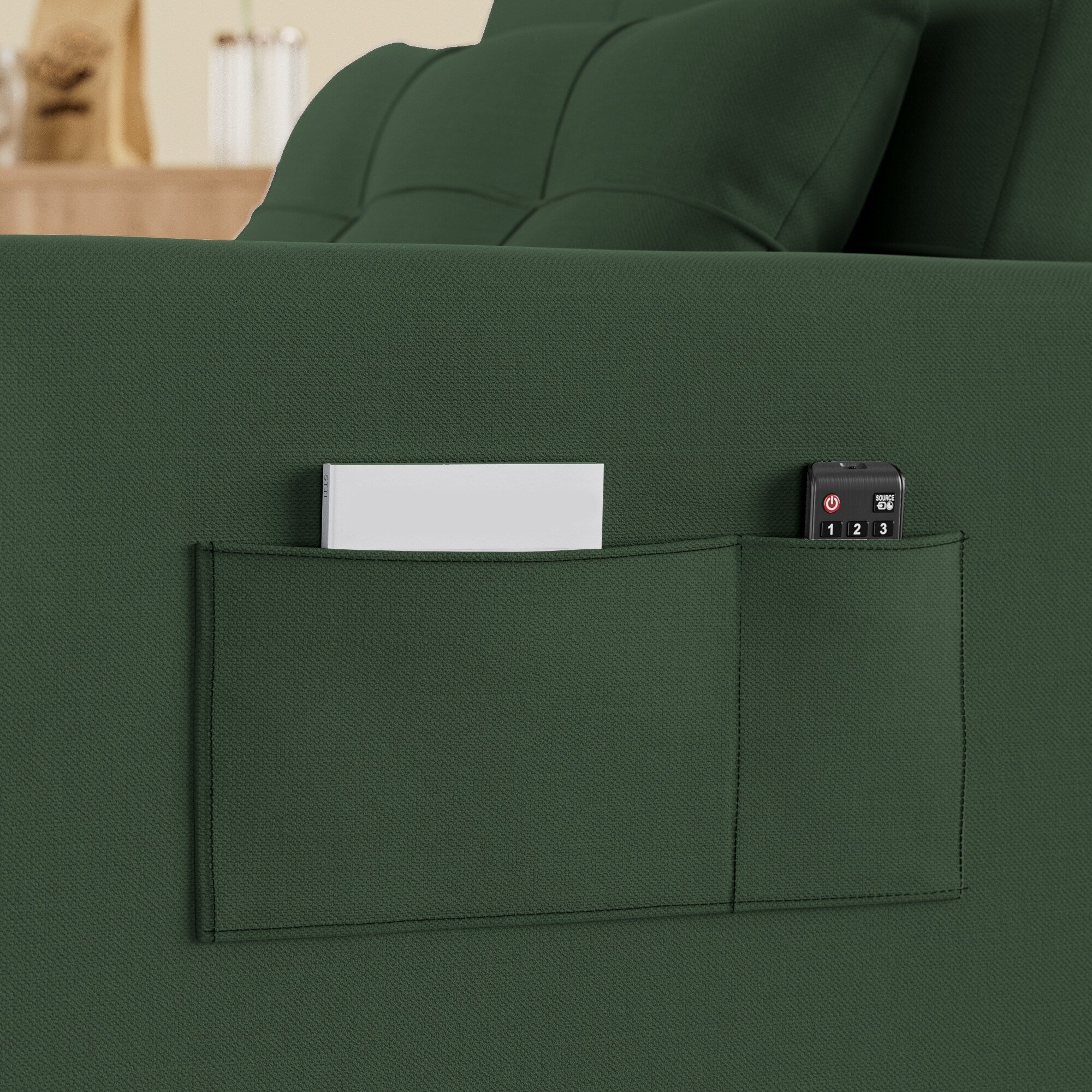 Canapé-lit convertible 3-en-1, canapé-lit escamotable, lit pliable pour salon.