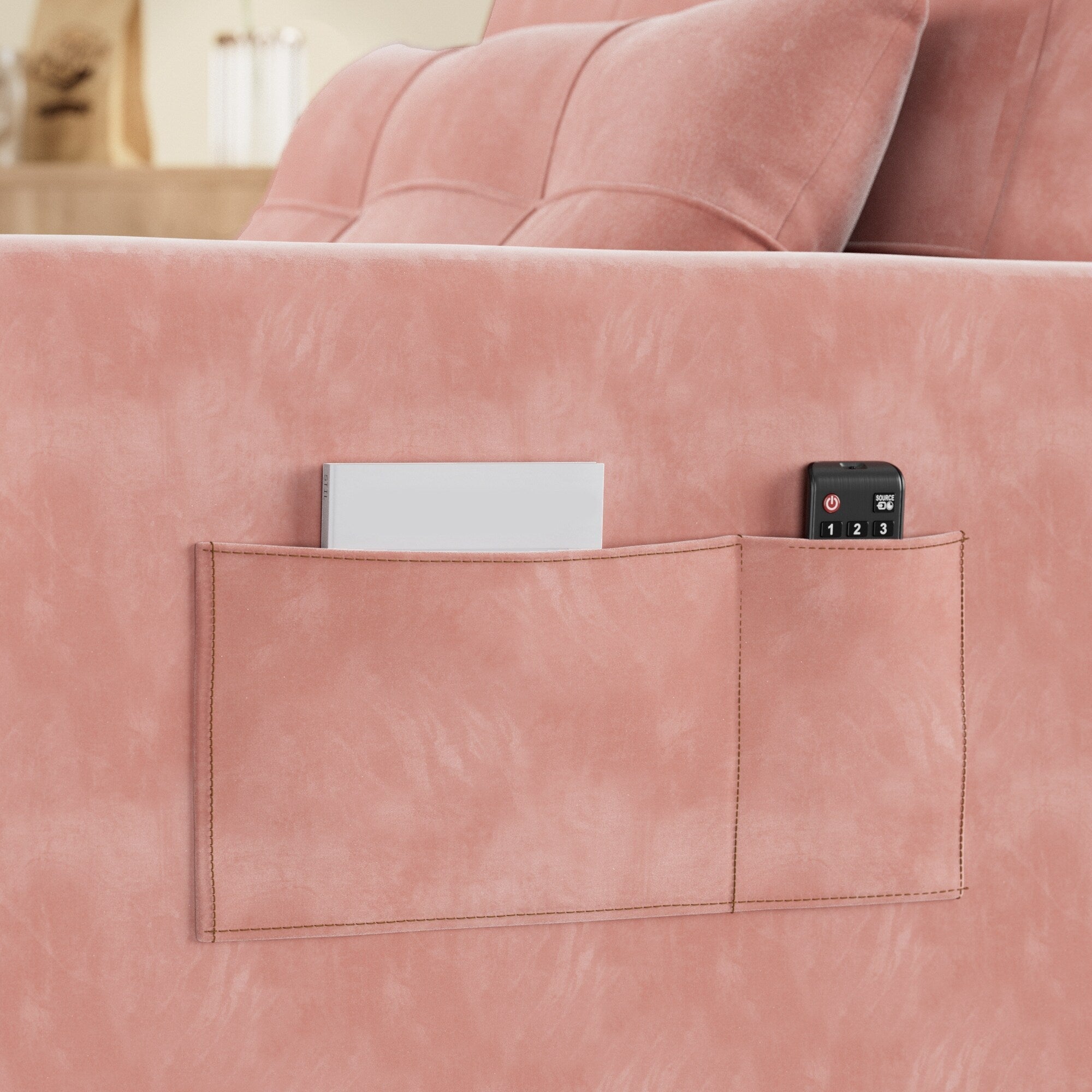 Canapé-lit convertible 3-en-1, canapé-lit escamotable, lit pliable pour salon.