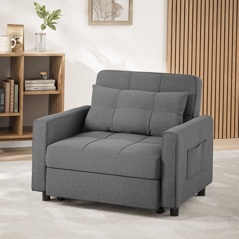 Canapé-lit convertible 3-en-1, canapé-lit escamotable, lit pliable pour salon.