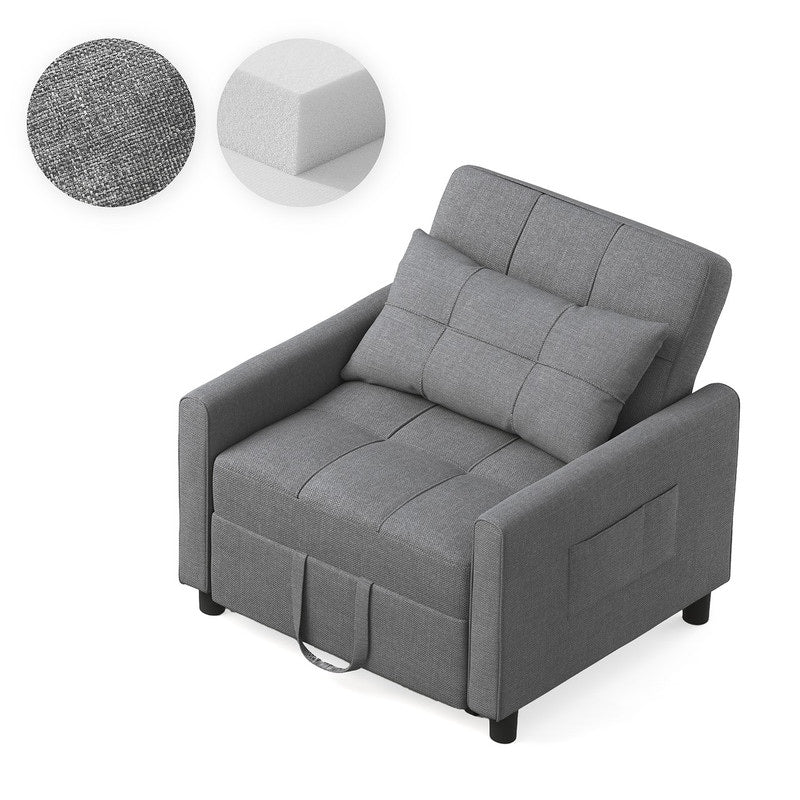 Canapé-lit convertible 3-en-1, canapé-lit escamotable, lit pliable pour salon.