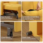 Canapé-lit convertible 3-en-1, canapé-lit escamotable, lit pliable pour salon.