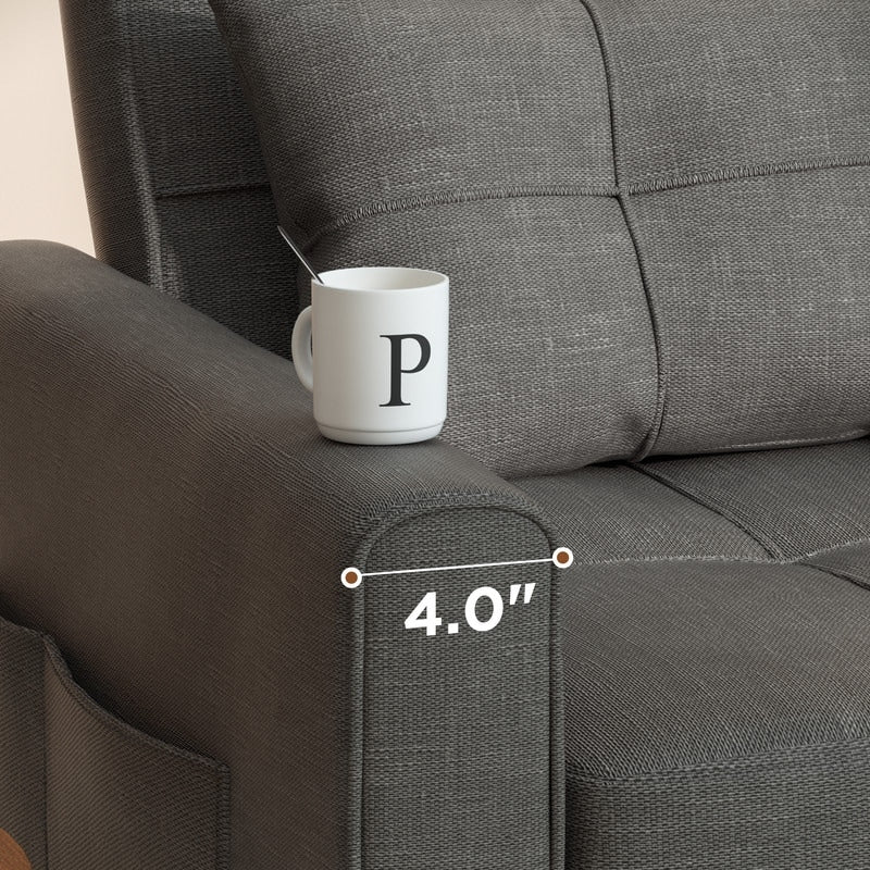 Canapé-lit convertible 3-en-1, canapé-lit escamotable, lit pliable pour salon.