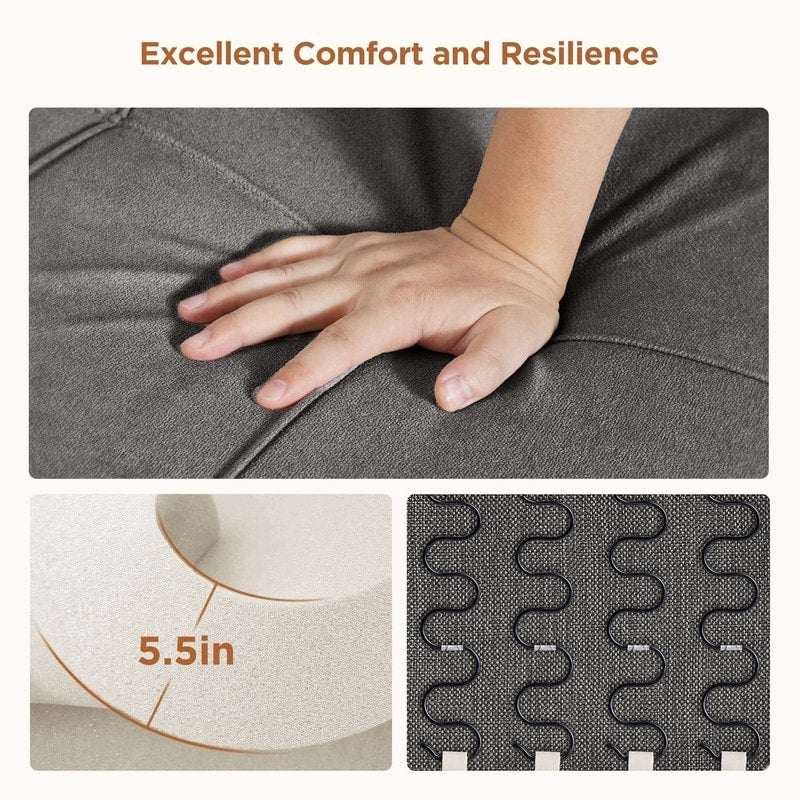 Canapé-lit convertible 3-en-1, canapé-lit escamotable, lit pliable pour salon.