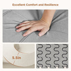 Canapé-lit convertible 3-en-1, canapé-lit escamotable, lit pliable pour salon.