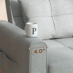 Canapé-lit convertible 3-en-1, canapé-lit escamotable, lit pliable pour salon.